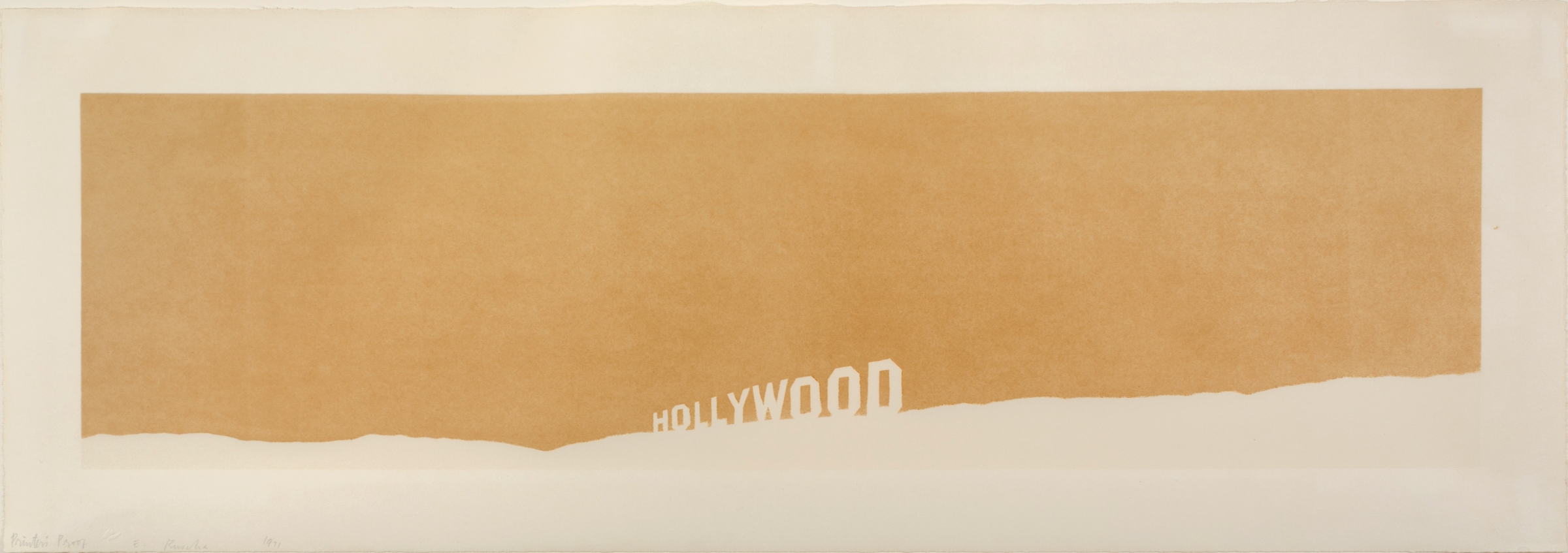 Ruscha artwork