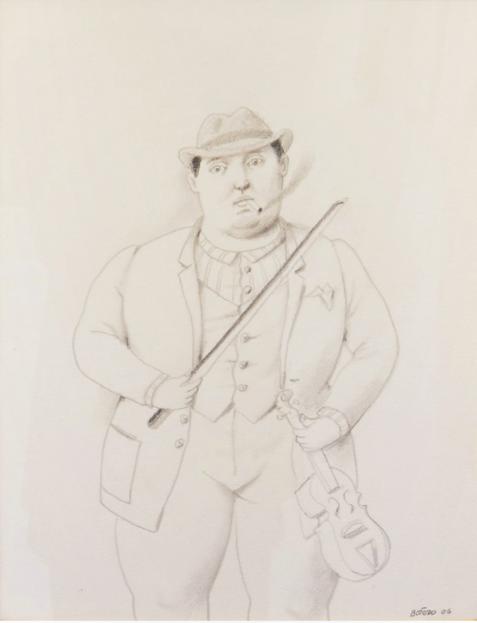 Botero - Works on paper artwork