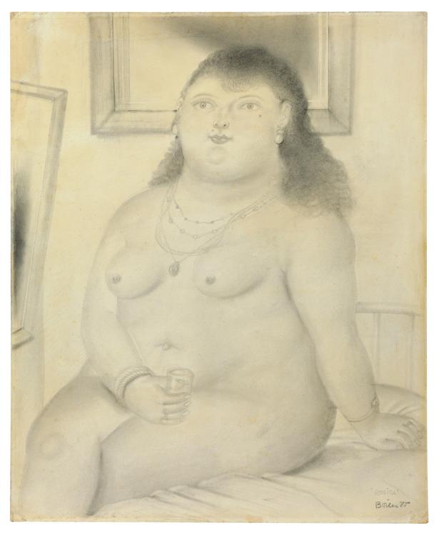 Botero - Works on paper artwork