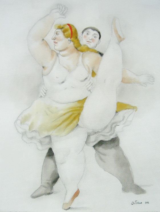 Botero - Works on paper artwork