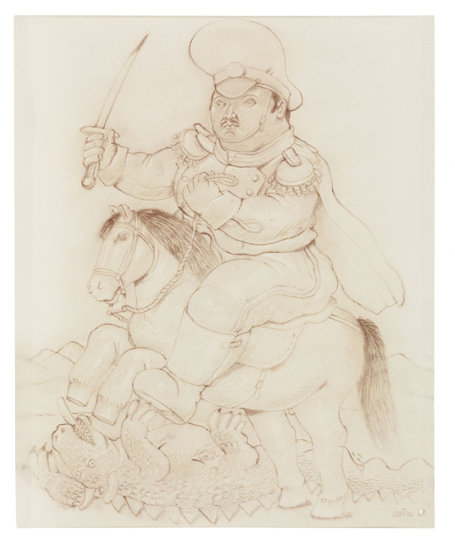 Botero - Works on paper artwork