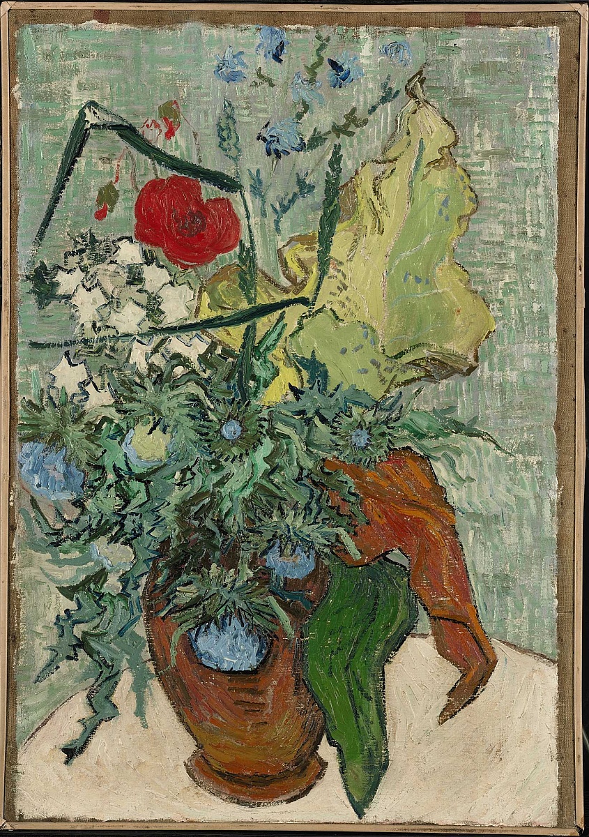 Vincent van Gogh - Vase with Field Flowers and Thistles