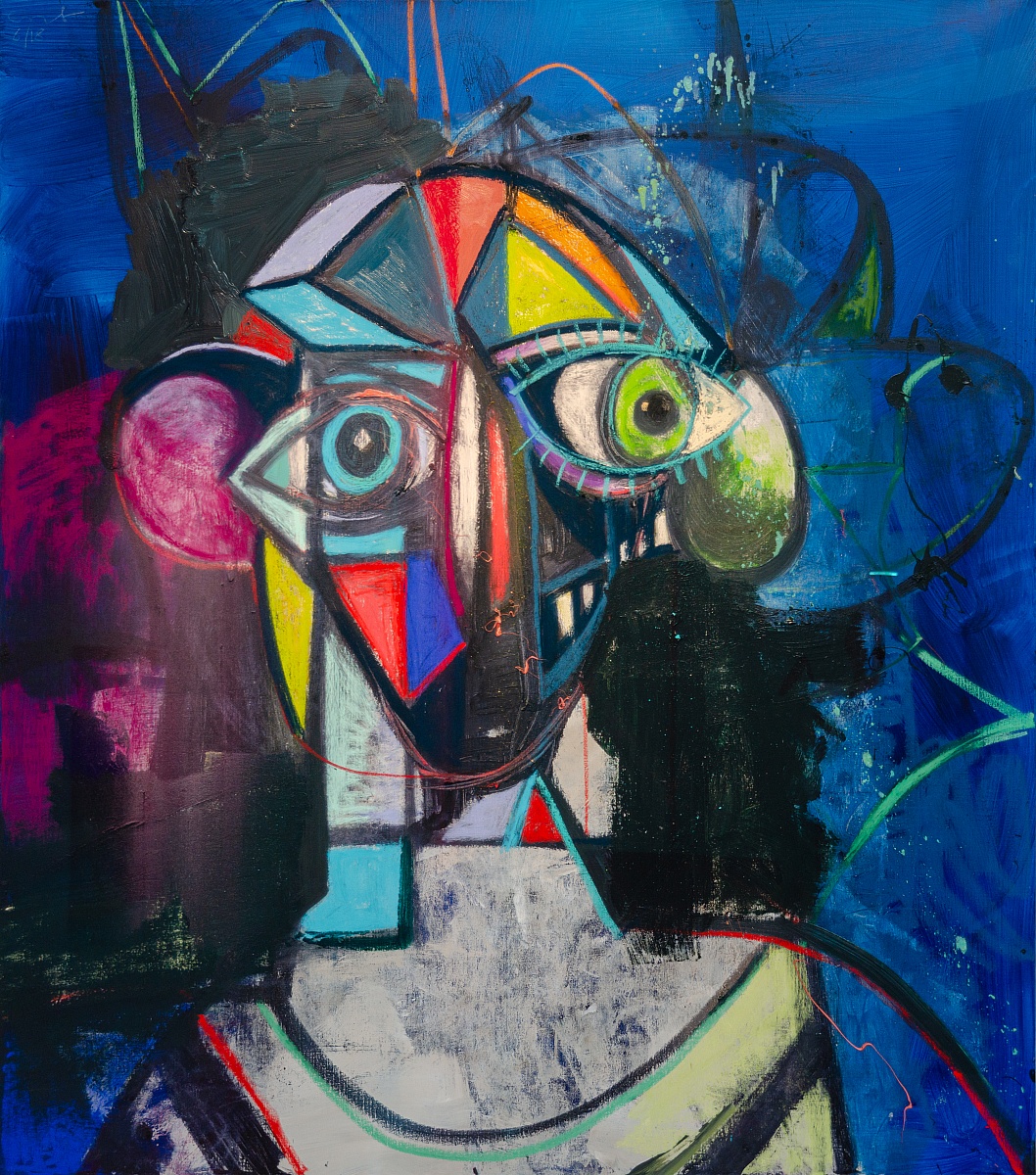 George Condo - Tribal Head