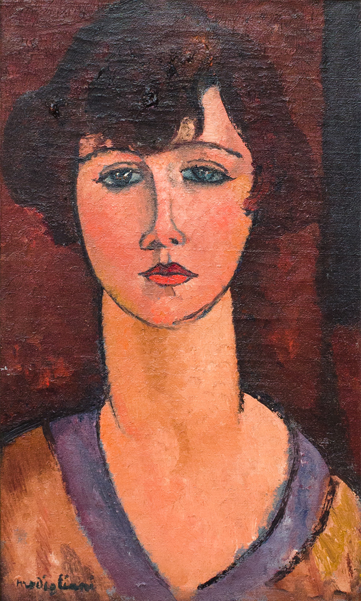 Amedeo Modigliani - Portrait de Elisabeth Fuss Amore