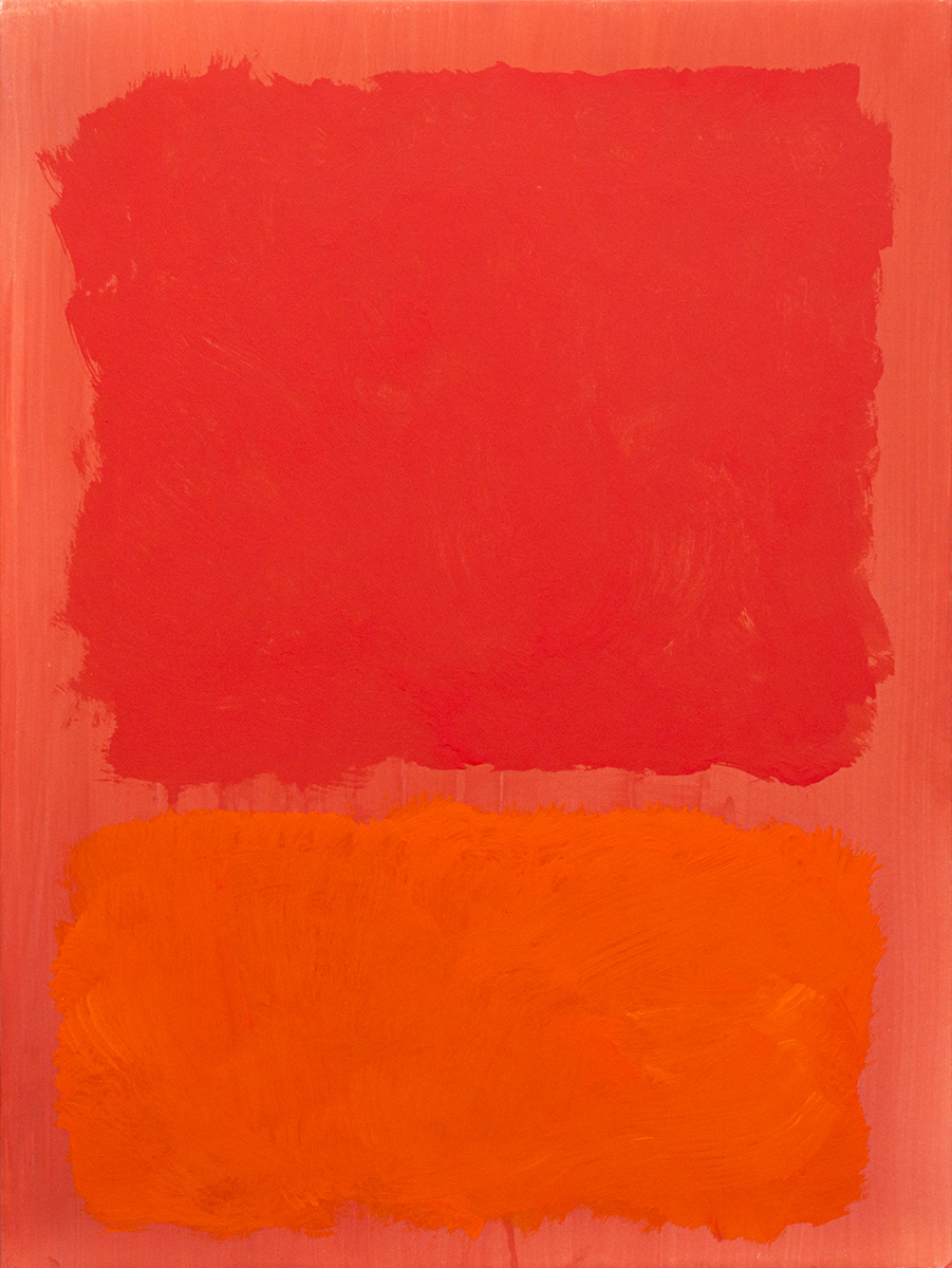 Mark Rothko - Untitled (red and orange on salmon)