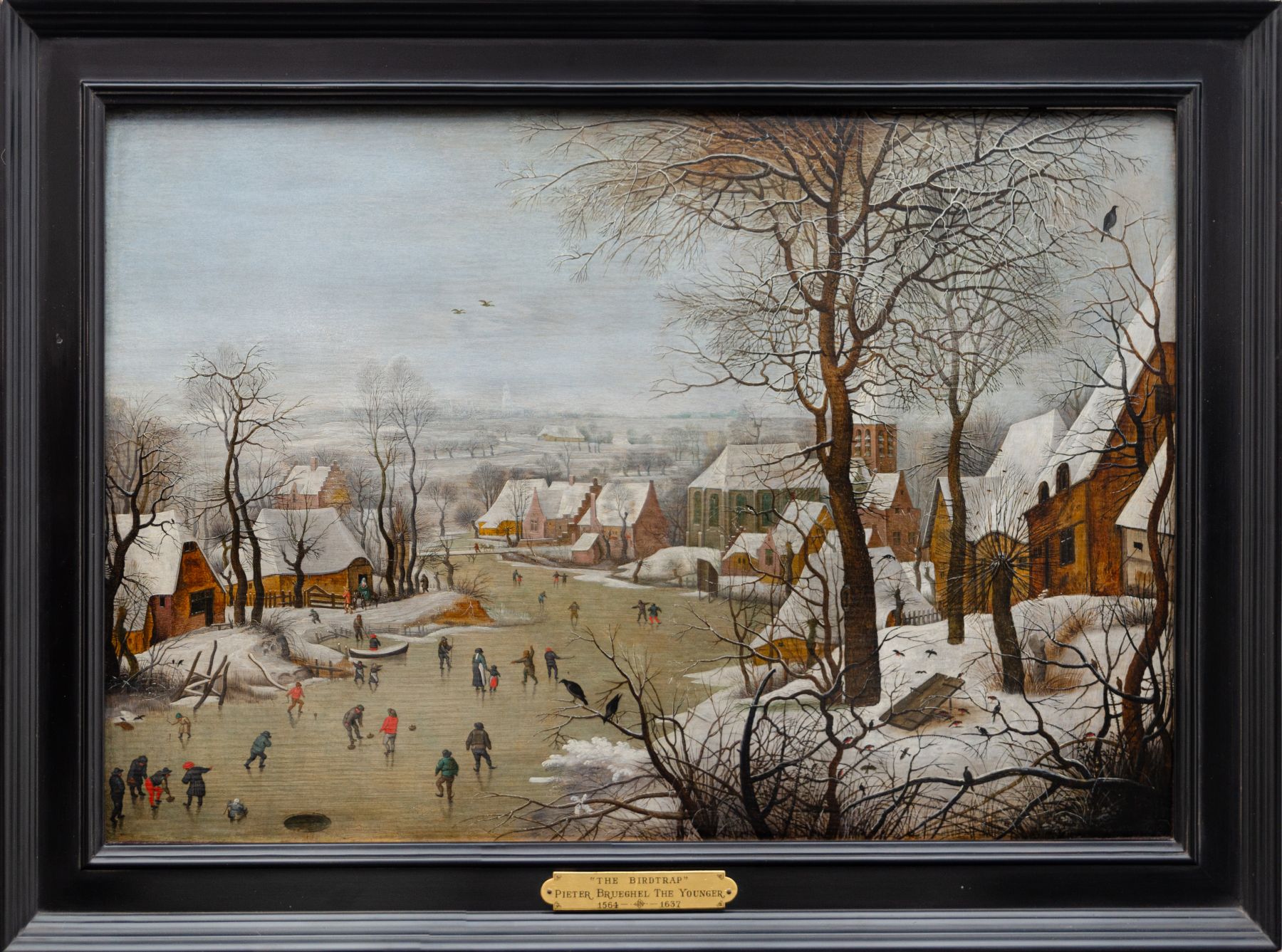 Pieter Brueghel the Younger - Winter landscape with a bird trap